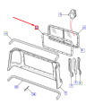  LAND ROVER DEFENDER 90 REAR WINDOW SEAL MWC7641